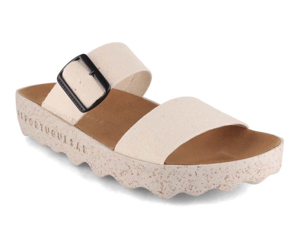 ASPORTUGUESAS Sandales femme City Line Coly, ivoire