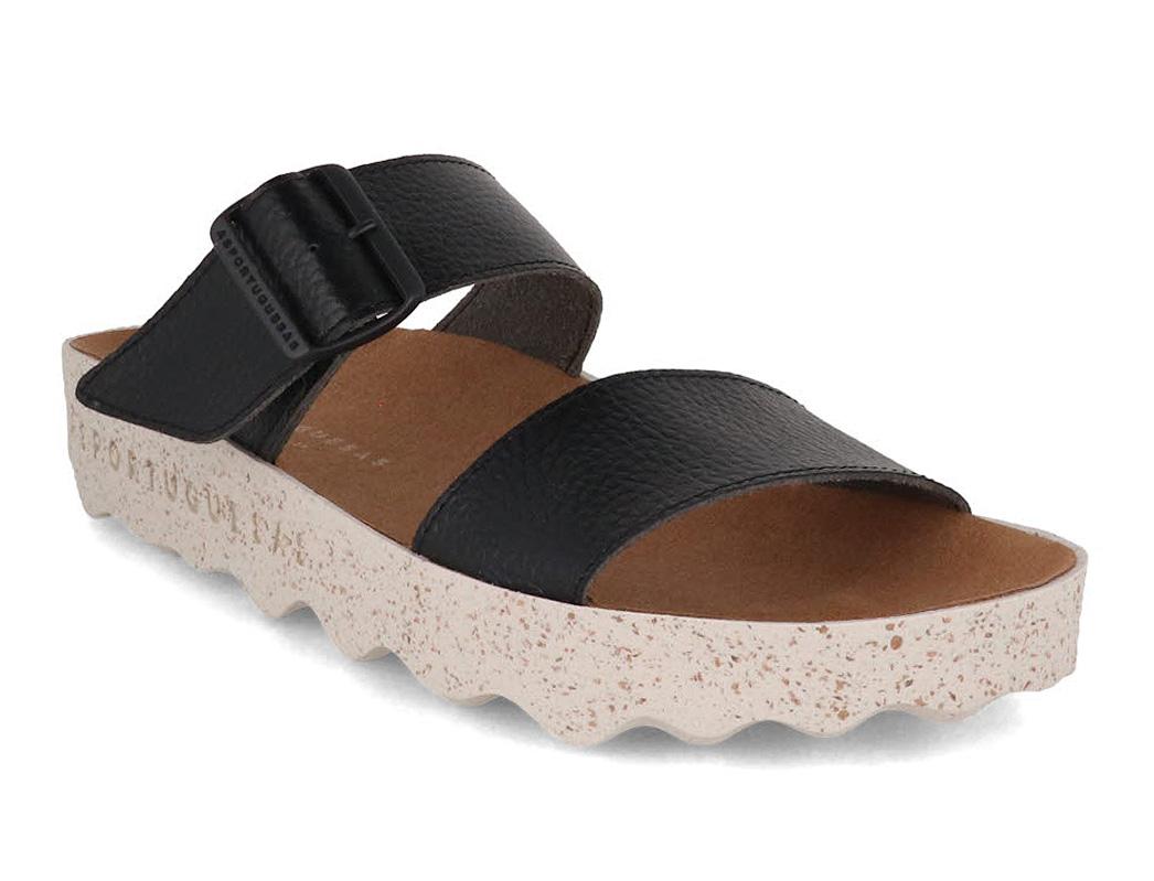 ASPORTUGUESAS Sandales femme City Line Coly, noir