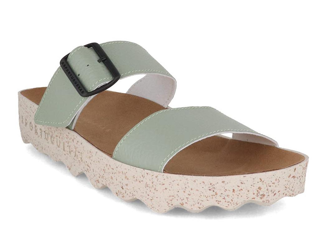 ASPORTUGUESAS Sandales femme City Line Coly, vert