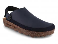 ASPORTUGUESAS sabots nubuck Chuck Eco, bleu marine