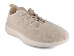 WoolFit� Sneakers en laine m�rinos - doubl�s, beige