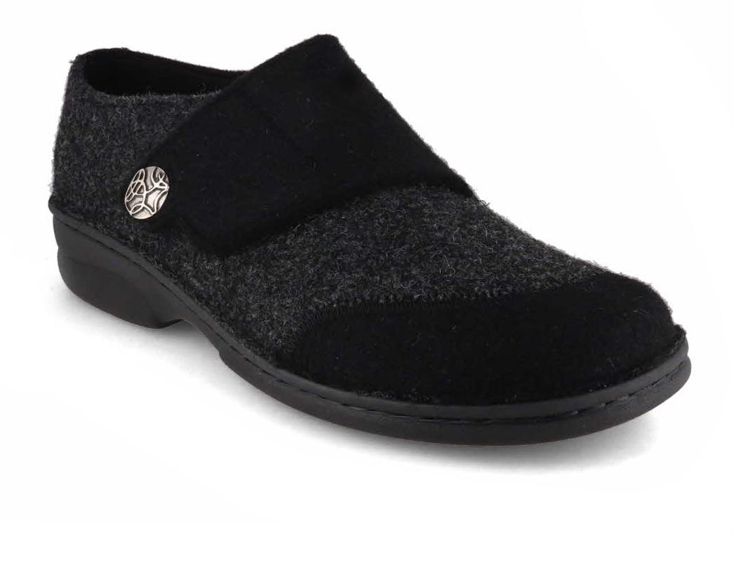 Berkemann chaussons femme BERKOFLEX Jarla, noir