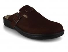 Sabots en cuir Berkemann pour homme BERKOFLEX Max, moka