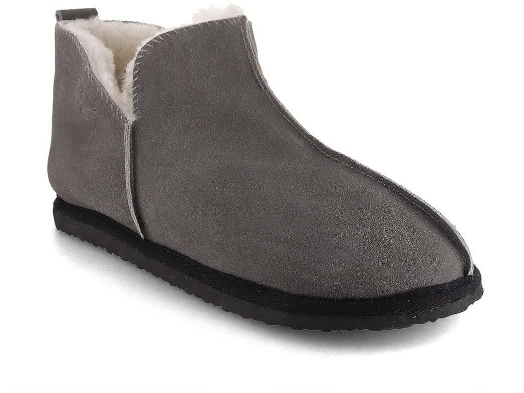 Chausson en peau d'agneau Lammbock� Shearlock, gris