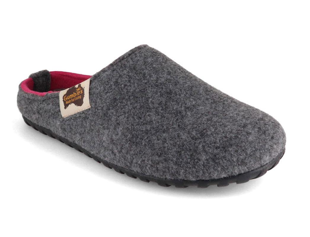Chaussons Gumbies Outback, gris-rose