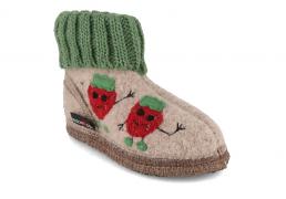 Chaussons d\int�rieur HAFLINGER pour enfants, motif fra