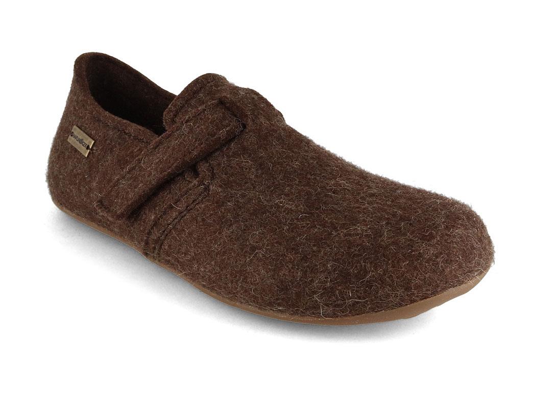 Chaussons en feutre HAFLINGER Everest Focus, chocolat