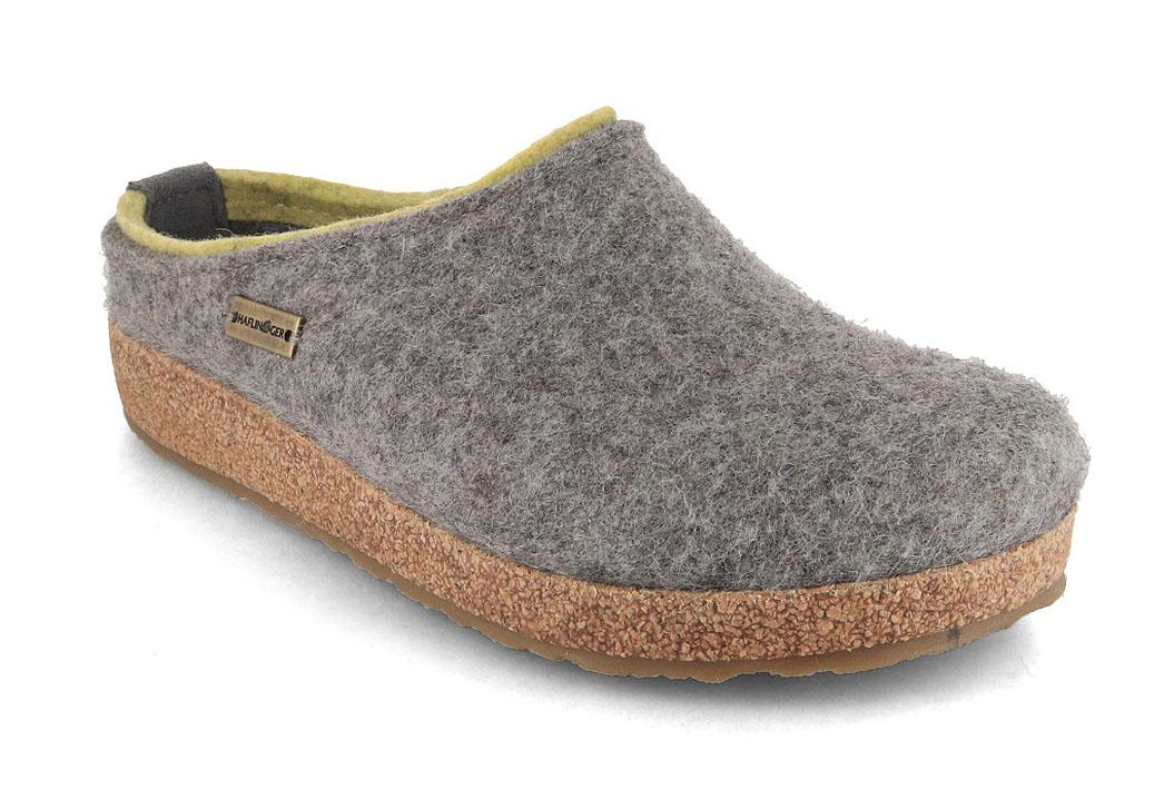 Chaussons en feutre HAFLINGER Grizzly Kris, basalte