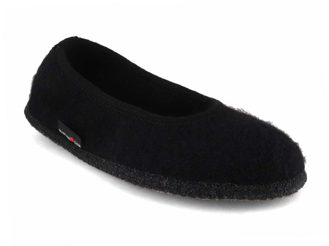 HAFLINGER Ballerine pour dames Marina, noir