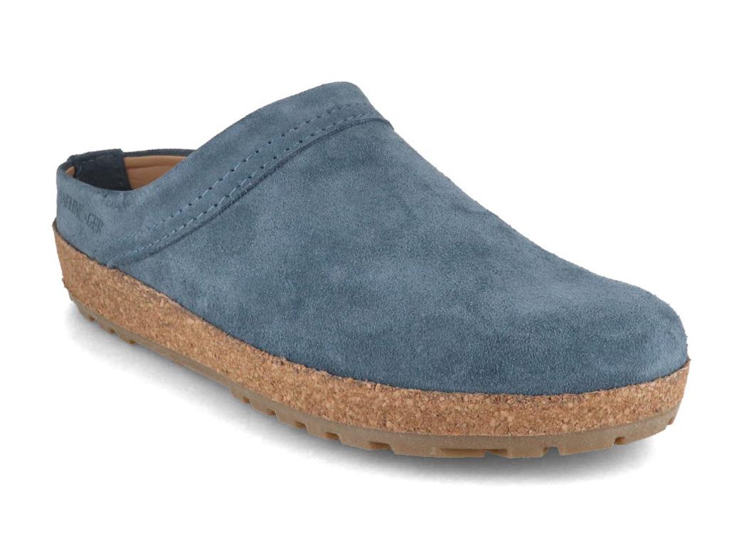 HAFLINGER Bio Malm� sabots en cuir pour femmes et hommes, jeans