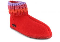 Kids� Woolen Slipper Boot Haflinger Paul, red 
