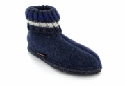 HAFLINGER Pantoufles Chaussons Paul, jeans