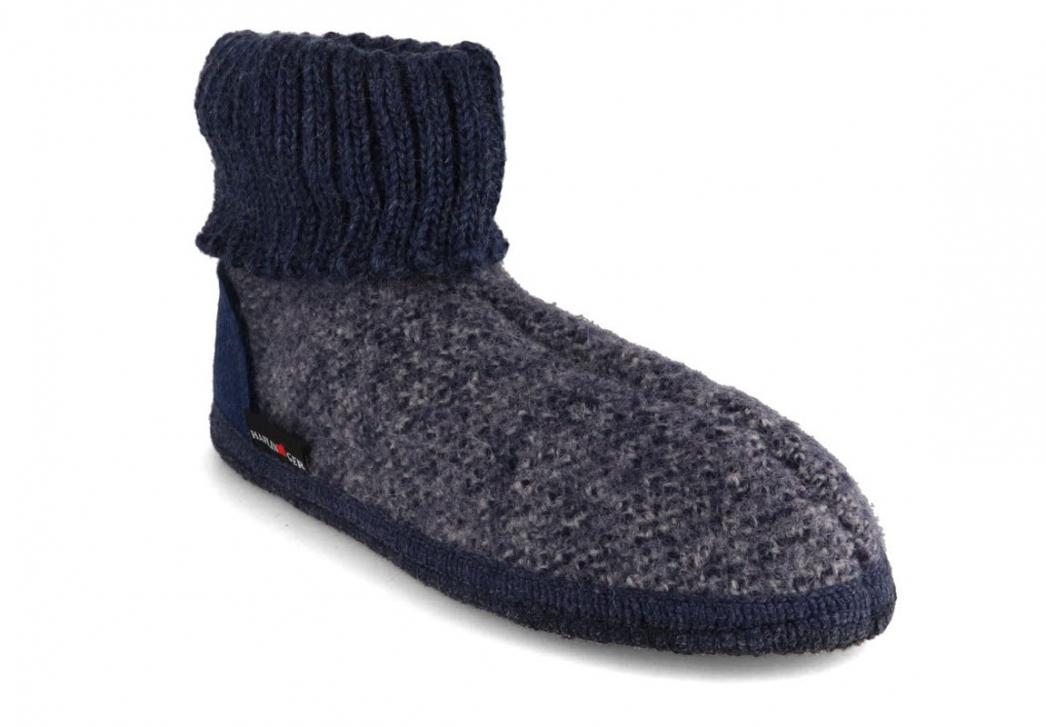 HAFLINGER Chaussons de chalet pour enfants 1898, jeans