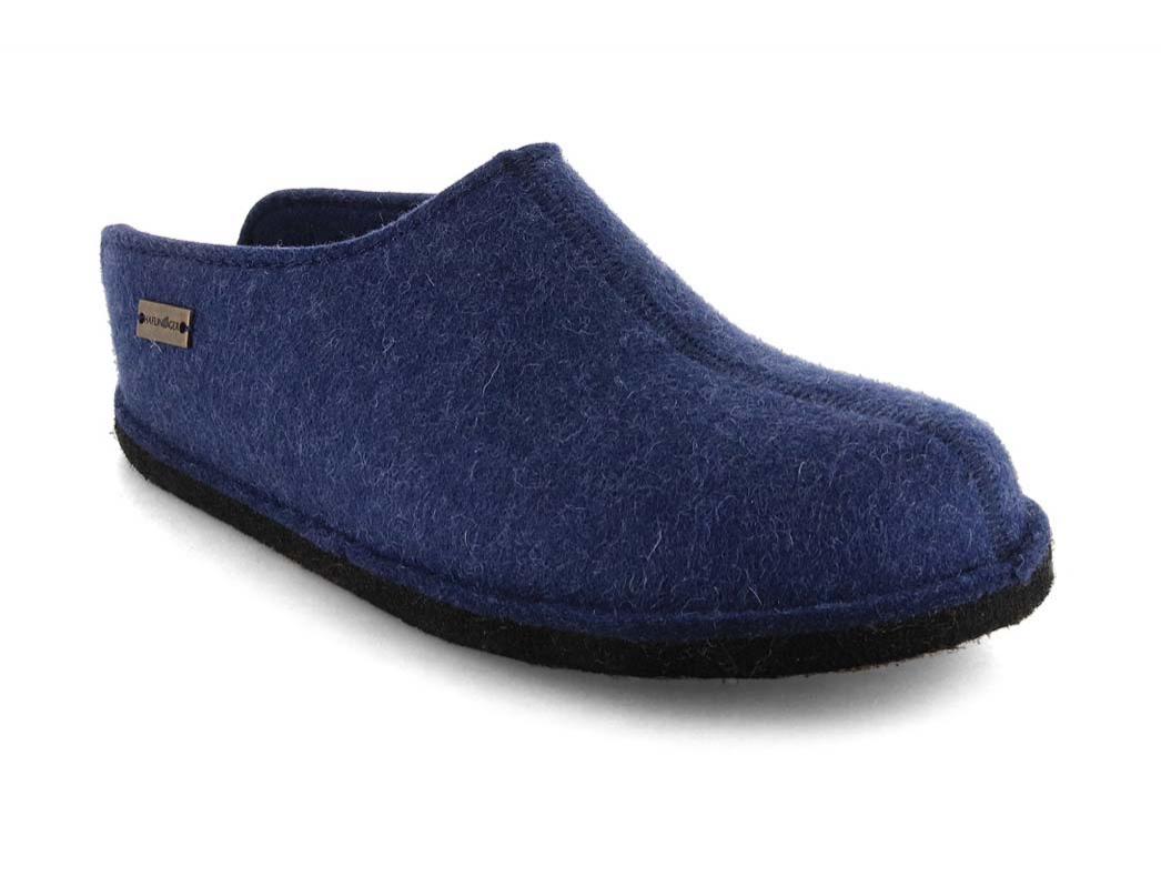 HAFLINGER Chaussons en feutre Flair Smily, jeans