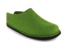 Unisex Felt Slipper Haflinger Flair Smily, green 