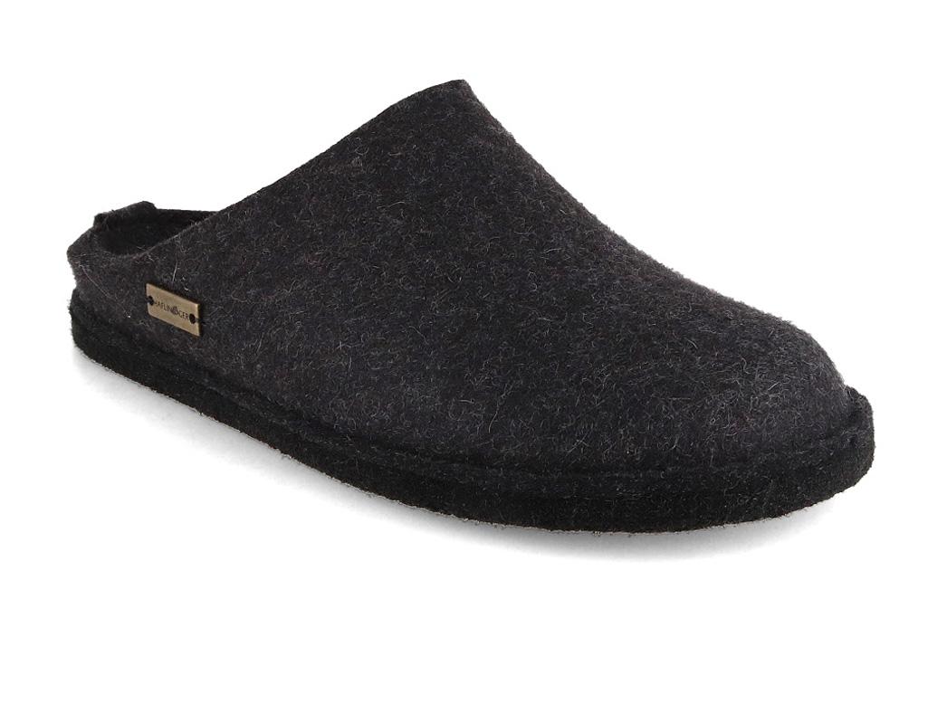 HAFLINGER Chaussons en feutre Flair Soft, graphite