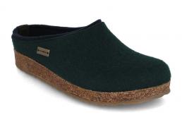 Chaussons en feutre HAFLINGER Grizzly Kris, vert sapin