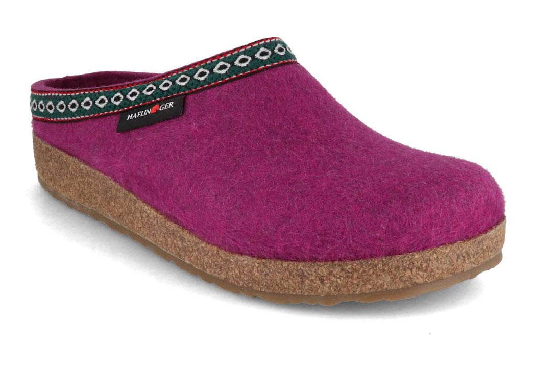 HAFLINGER Chaussons en feutre pour femmes Grizzly Franzl, m�re