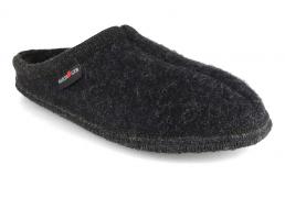 Boiled Wool Slipper Haflinger Alaska, graphite 