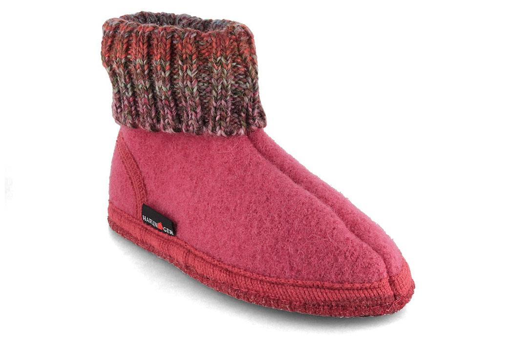 HAFLINGER Chaussons pour enfants Tricot�, azalee