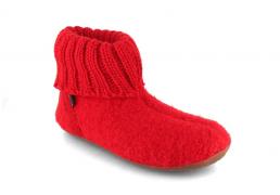HAFLINGER Chaussons pour enfants Everest Karlo, rubis