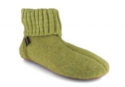 HAFLINGER Pantoufles Everest Karlo, vert alpage