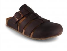 HAFLINGER Hommes Sandales en cuir Lisboa, marron
