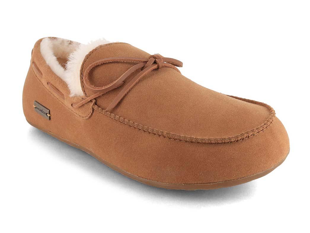 HAFLINGER Mocassins en peau d'agneau Yumah, chestnut