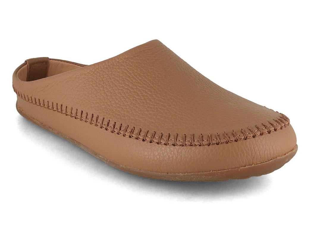 HAFLINGER Pantoufles en cuir Everest Softi, chameau