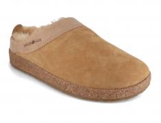 Unisex Lambskin Clog Haflinger Snowbird, beige 