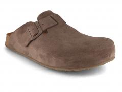 HAFLINGER Porto cuir sabots greige taupe