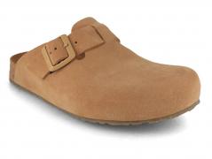 HAFLINGER Porto cuir sabots, sahara top sabot de loisir