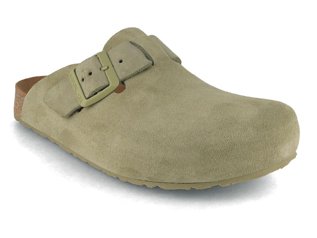 HAFLINGER Porto cuir sabots, sauge