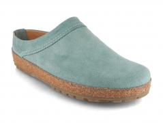 HAFLINGER Sabots en cuir pour femmes Bio Malm�, menthe