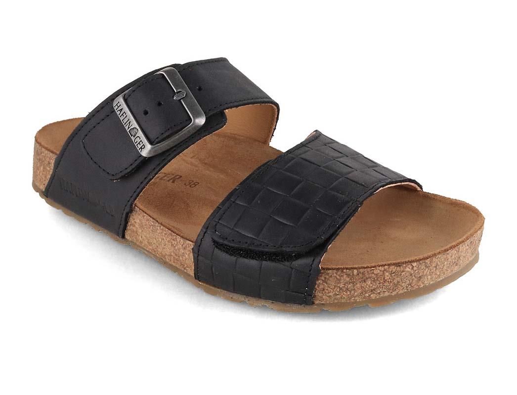 HAFLINGER Sandales femme Bio Aria, noir