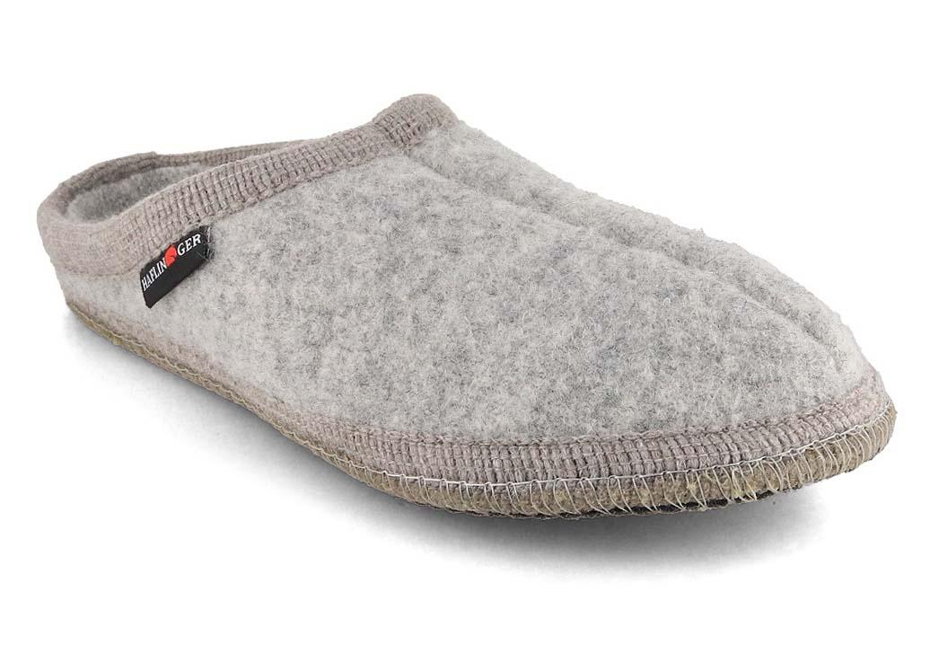 Haflinger Chaussons Alaska, gris pierre