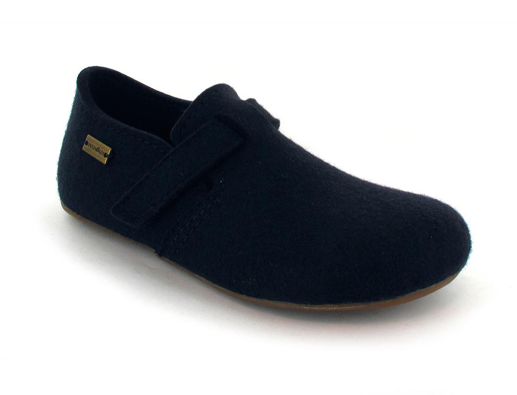 Haflinger Chaussons Everest Focus, bleu moyen