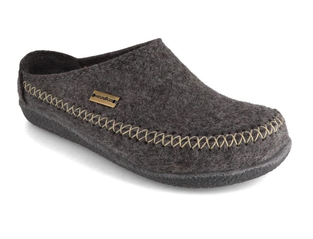 Haflinger Chaussons en feutre Blizzard Credo, anthracite