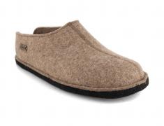 Unisex Felt Slipper Haflinger Flair Smily, beige 