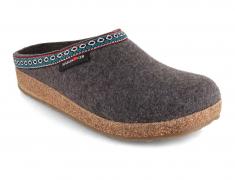 Unisex Felt Clog Haflinger Grizzly Franzl, anthracite 