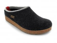 Unisex Felt Clog Haflinger Grizzly Kris, graphite/grey 