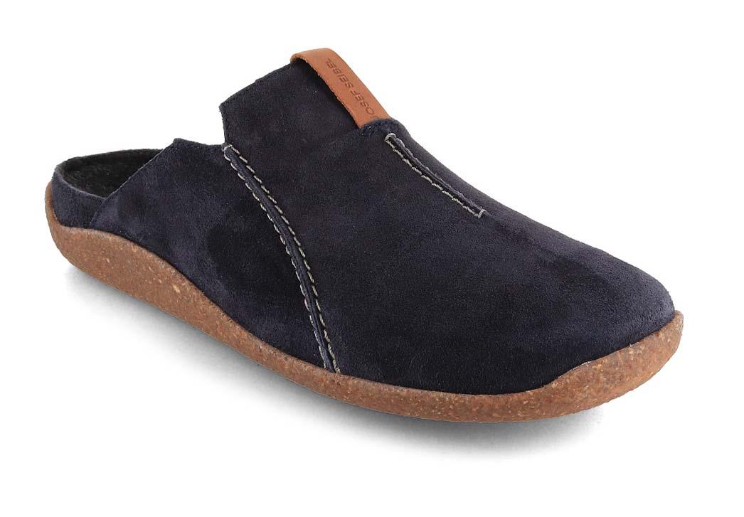 Josef Seibel Pantoufles en cuir pour hommes Vince, ocean