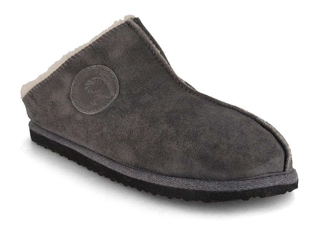 Lammbock� Extra Roomy Sheepskin Slippers Chaussons en peau d'agneau, gris