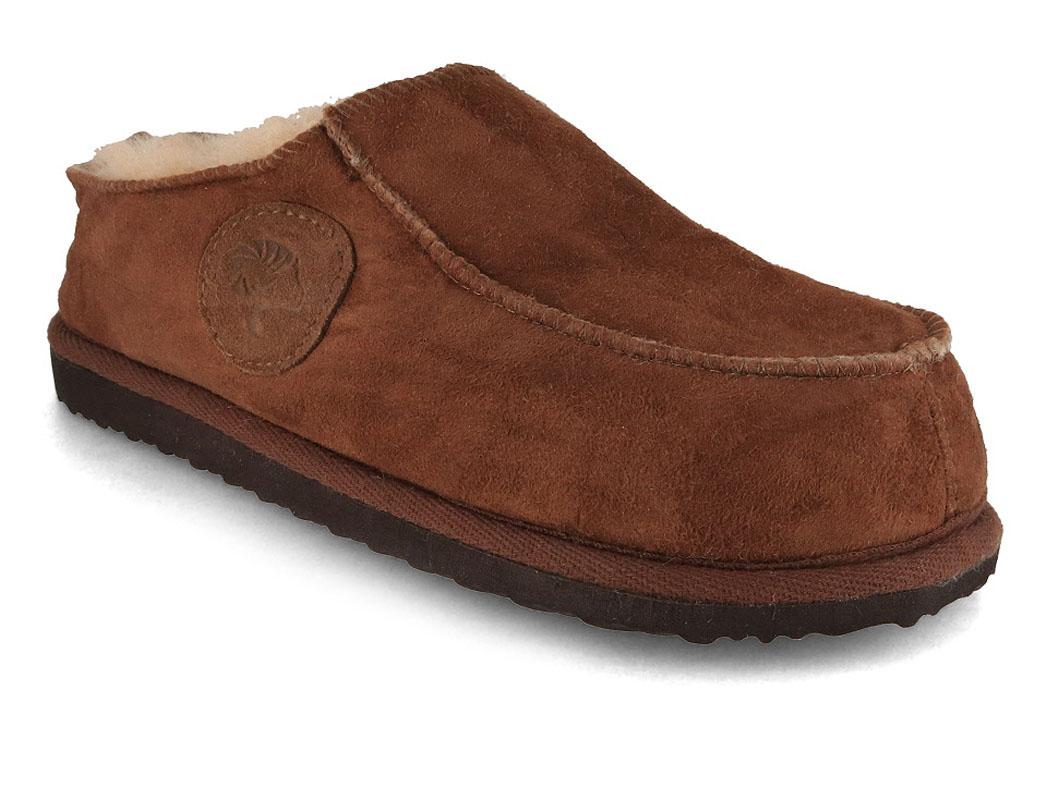 Lammbock� Sheepskin Slip-On Chausson en peau d'agneau, cognac