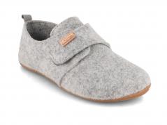 Chaussures � velcro pour enfants Living Kitzb�hel � Franzi � en feutre, couleur brume