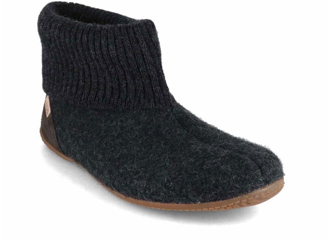 Living Kitzb�hel Chaussons de chalet unis, Anthra