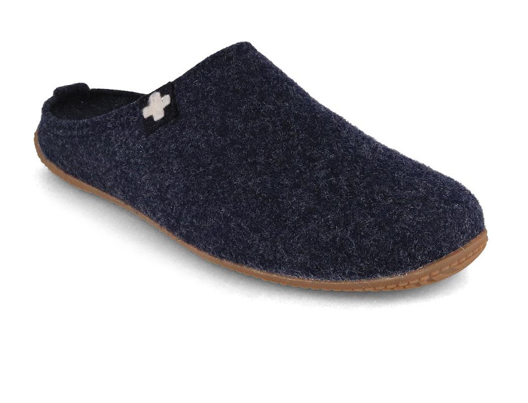 Living Kitzb�hel Croix des cimes pantoufles feutr�es pour femmes, denim