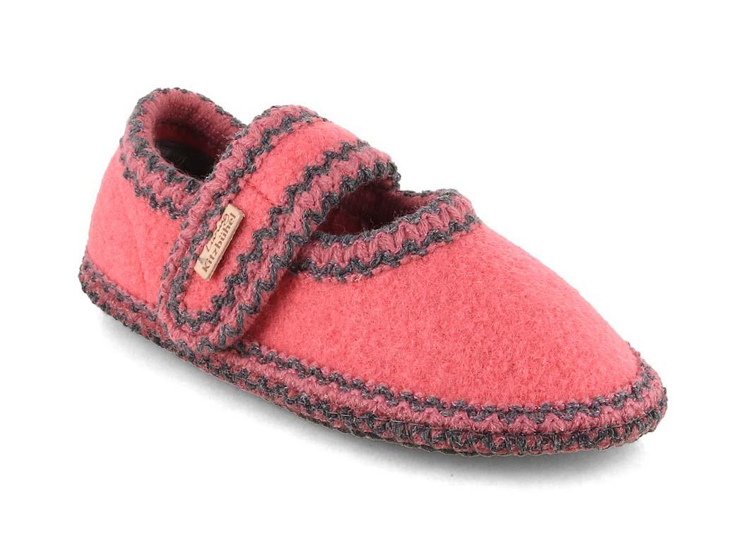 Living Kitzb�hel Enfants Babs Ballerine avec d�coration au crochet, sweet coral