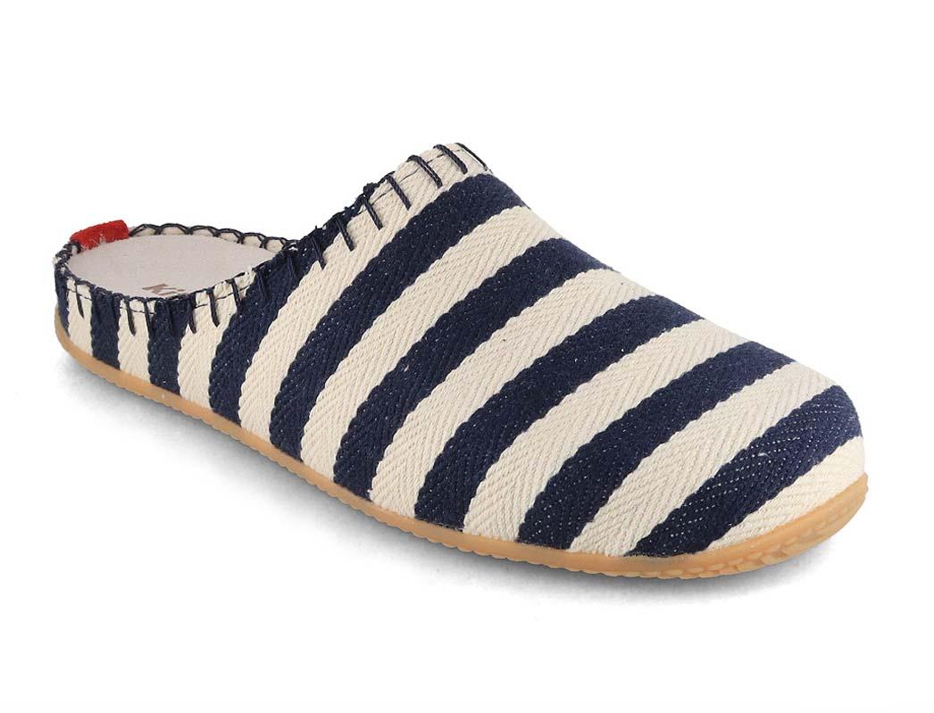 Living Kitzb�hel Pantoufles femme Rayure maritime, riviera