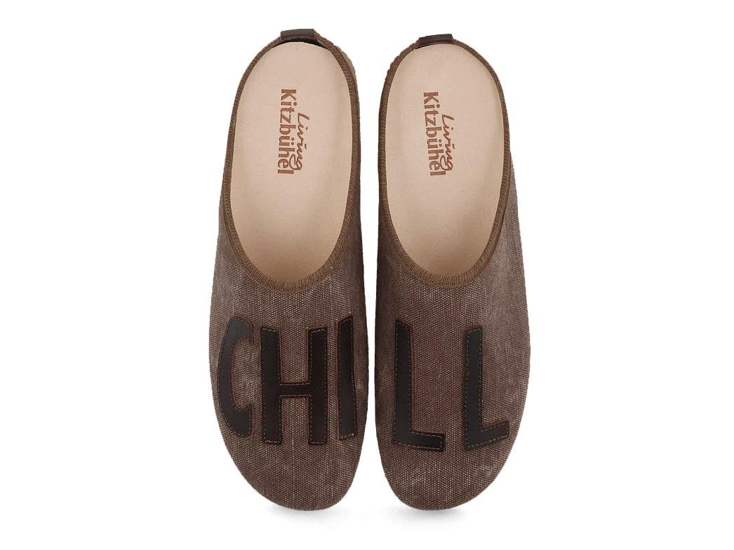 Living Kitzb�hel Pantoufles pour hommes Chill, wood